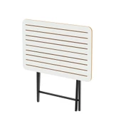 Eportatif 4 Kişilik Bistro Takım Bahçe Masa Sandalye Beyaz 1428 - 6