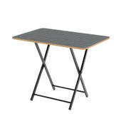 Eportatif 4 Kişilik Bistro Takım Bahçe Masa Sandalye Füme 1429 - 5