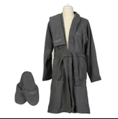 Bornoz Armand Erkek Bonoz Set MC059910 Mıcro Cotton M/L Antrasit - 1