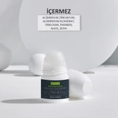 INCIA %100 Doğal Roll On Deodorant Erkeler İçin Ter Kokusu Önleyici Lekesiz 50 ml X2 Adet - 3
