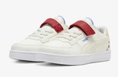 Puma Caven 2.0 Summer Ac Çocuk Cırtlı Beyaz Spor Ayakkabı - 3