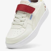 Puma Caven 2.0 Summer Ac Çocuk Cırtlı Beyaz Spor Ayakkabı - 7