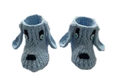 Gri Örgü Amigurumi Organik Panduf Ev Botu - 1