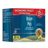Ocean Plus % 25 İndirimli 1200 Mg Balık Yağı 100 Kapsül - Limon Aromalı - 1