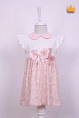 Babydola Kız Bebek Bayramlık Çiçekli Elbise 15223 - 9