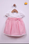 Babydola Kız Bebek Bayramlık Dantelli Elbise 15077 - 1
