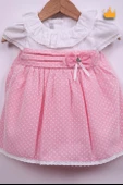 Babydola Kız Bebek Bayramlık Dantelli Elbise 15077 - 2