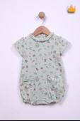 Babydola %100 Pamuk Kız Bebek Tulum Bayramlık 12049 - 9