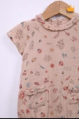 Babydola %100 Pamuk Kız Bebek Tulum Bayramlık 12049 - 2