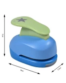 Kamei Şekilli Delgeç Yıldız İnce 3.8 cm KM8815 - 2