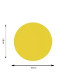 Kamei Şekilli Delgeç Daire 3.8 cm KM8815 thumbnail 5