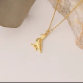 925 Ayar Gümüş Ördek kolye thumbnail 4