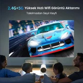 NPO NP315Plus 4K Android11 BT5.0 Wifi6 200ANSI Lümen IOS/Android Taşınabilir Akıllı LED Projeksiyon - 2