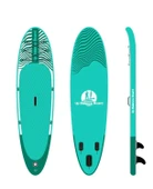 Şişme Sörf Tahtası Sup Board Stand Up Paddle Board 335X84X15 Cm Yeşil - 2