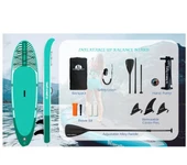 Şişme Sörf Tahtası Sup Board Stand Up Paddle Board 335X84X15 Cm Yeşil - 3