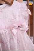 Babydola Kız Bebek Bayramlık Çiçekli Tül Detaylı Elbise 15055 thumbnail 3