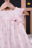 Babydola Kız Bebek Bayramlık Çiçekli Tül Detaylı Elbise 15055 thumbnail 2
