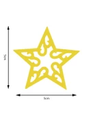 Kamei Çok Ayrıntılı Şekilli Delgeç Yıldız 5 cm KM8920 - 5