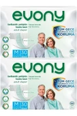 EVONY,Hasta Bezi Yetişkin Bel Bantlı Tekstil Yüzey M-orta Boy 60 Adet (2pk*30) - 1