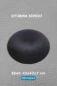 VİSCOGOLD,Ortopedik Oturma Simidi Koltuk Minderi Kuyruk Sokumu Yastığı Yuvarlak - 3