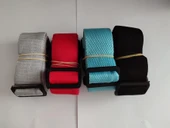 Gri, Kırmızı, Mavi Ve Siyah Renk Valiz Kemeri 4 Cm toplam 4 Adet - 1