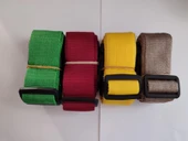 Yeşil, Bordo, Sarı ve Bej Renk Valiz Kemeri 4 Cm toplam 4 Adet - 1