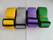 Sarı, Gri, Mor ve Yeşil Renk Valiz Kemeri 4 Cm toplam 4 Adet - 1