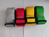 Gri, Kırmızı, Sarı Ve Yeşil Renk Valiz Kemeri 4 Cm toplam 4 Adet - 1