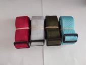 Bordo, Gri, Haki Yeşil Ve Turkuaz Renk Valiz Kemeri 4 Cm toplam 4 Adet thumbnail 1