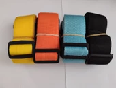 Sarı, Turuncu, Turkuaz ve Siyah Renk Valiz Kemeri 4 Cm toplam 4 Adet - 1