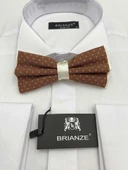 Brianze Kahverengi Noktalı Papyon thumbnail 1