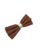 Brianze Kahverengi Noktalı Papyon thumbnail 2