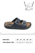 Gezer 11652 Ortopedik Rahat Taban Ayarlanabilir Erkek Terliği - 4