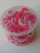 PEMBE RENKLİ 100'LÜ KUTUDA PAMUKLU TOKA - 4