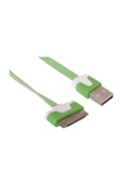 VCOM Cu272Fs Iphone 4 1Mt Ledli Kablo Yeşil - 1