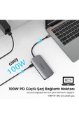 Omars Type-C to 3USB 3.0 HDMI RJ45 HDMI PD Micro SD/SD VGA - 3
