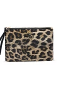 Kadın Basic Clutch Çanta Leopar Desen Taba Siyah (4031-T) 214030 - 3