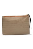 Kadın Basic Clutch Çanta Kroko Timsah Desen Bej (4031-BJ) 214030 - 4