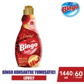 Bingo Soft Konsantre Çamaşır Yumuşatıcısı Lovely 1440 ml X 6 Adet - 2