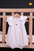 Babydola Kız Bebek Çizgili Tulum Bayramlık 15010 - 1