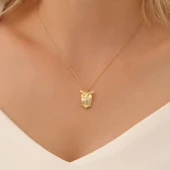 925 Ayar Baykuş Figürü Kolye thumbnail 4