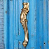 4 Adet Valenta Masa Dresuar Ayağı 76 cm Gold Altın Ayak Mutfak Yemek Masası Mobilya Ayakları Altın thumbnail 8