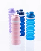 SİLİCOLİFE AKORDİYON KATLANABİLİR SİLİKON SU MATARASI SL-062 thumbnail 1