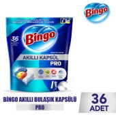 Bingo Akıllı Kapsül Pro Bulaşık Makinesi Deterjanı Tableti 36 Adet - 1