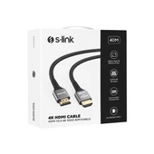 S-LINK SLX-HD4K40 40 Mt Metal v2.0 4K (4096*2160) 60Hz HDMI Kablo thumbnail 4