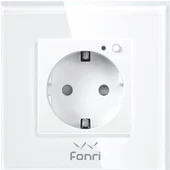 Fonri Wf3-El3-0401-05 Wıfı Akıllı Duvar Prizi Gri - 1