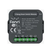 Fonri Wf3-El3-0202-01 Wıfı Kablosuz Cpo2 Akıllı Sıvaltı İkili Anahtar - 1