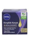 NIVEA KIRIŞIKLIK KARŞITI+NEMLENDİRİCİ KREM 35+ YAŞ 50ML-GECE - 1
