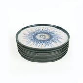 Keramika Hydra Nordic Pasta Tabağı 22 Cm 6 Adet 21286 - 6