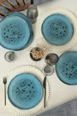 Keramika Keraart Okyanus Esintisi Stackable Servis Tabağı 27 Cm 6 Adet 21718 thumbnail 3